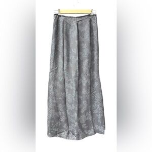 Vintage Silk Midi Pencil Skirt EUC